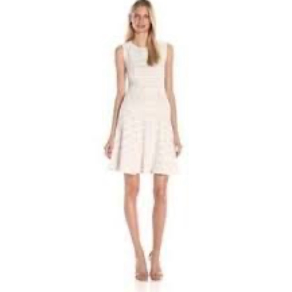 Needle & Thread Beige Lace Dress Size Medium